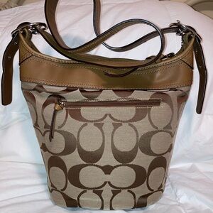 Vintage coach bucket crossbody